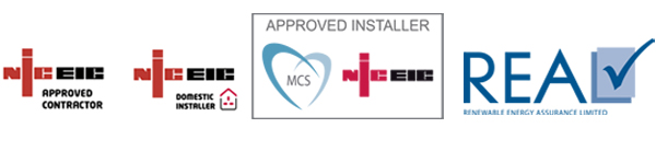 Logos for NICEIC electrical accreditation