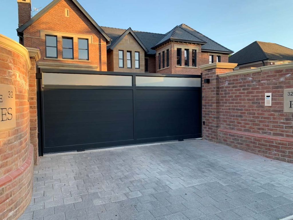aluminium electric gates