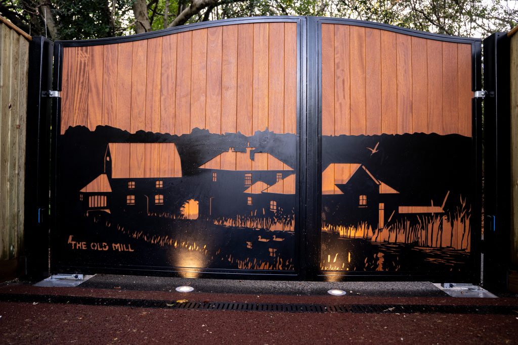 old mill electric gates
